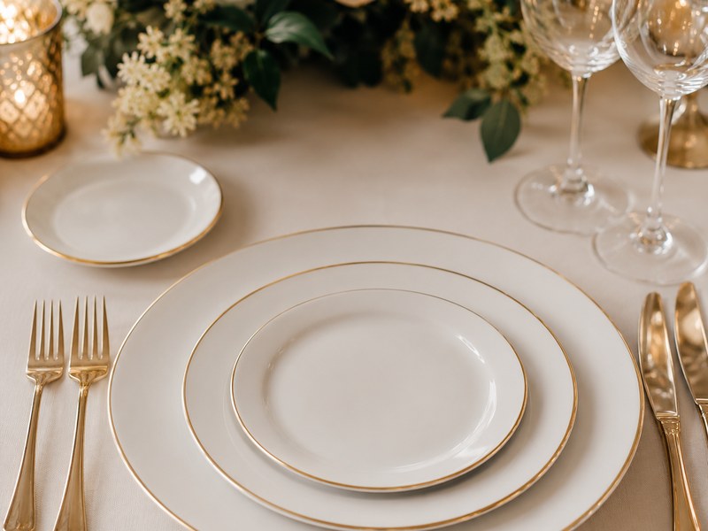 Plato de porcelana